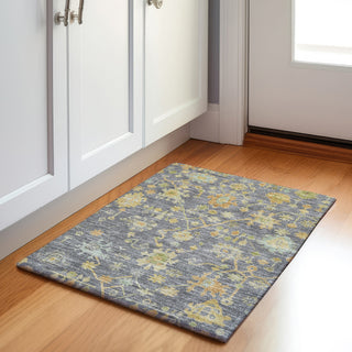 Piper Looms Chantille Global ACN1930 Gray Machine Washable Area Rug Scatter Lifestyle Image Feature