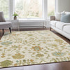 Piper Looms Chantille Global ACN1930 Ivory Machine Washable Area Rug Lifestyle Image Feature
