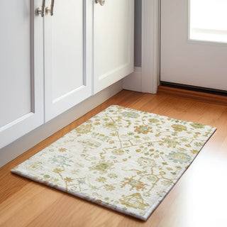 Piper Looms Chantille Global ACN1930 Ivory Machine Washable Area Rug Scatter Lifestyle Image Feature