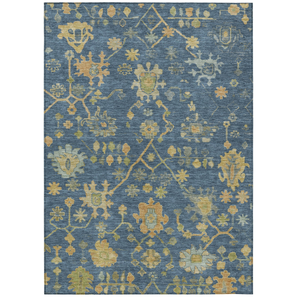 Piper Looms Chantille Global ACN1930 Navy Machine Washable Area Rug main image