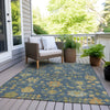 Piper Looms Chantille Global ACN1930 Navy Machine Washable Area Rug Outdoor Lifestyle Image Feature