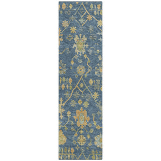 Piper Looms Chantille Global ACN1930 Navy Machine Washable Area Rug Runner Main Image