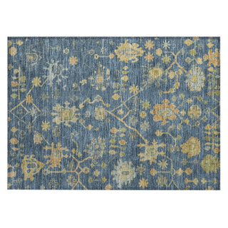 Piper Looms Chantille Global ACN1930 Navy Machine Washable Area Rug Scatter Main Image