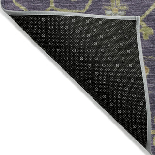 Piper Looms Chantille Global ACN1930 Purple Machine Washable Area Rug Backing Image