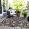 Piper Looms Chantille Global ACN1930 Purple Machine Washable Area Rug Outdoor Lifestyle Image Feature