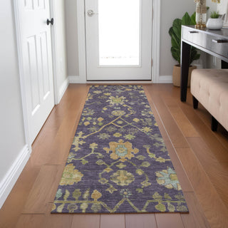 Piper Looms Chantille Global ACN1930 Purple Machine Washable Area Rug Runner Lifestyle Image Feature