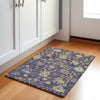 Piper Looms Chantille Global ACN1930 Purple Machine Washable Area Rug Scatter Lifestyle Image Feature