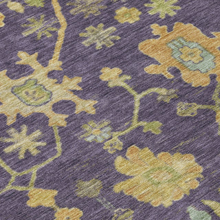 Piper Looms Chantille Global ACN1930 Purple Machine Washable Area Rug Swatch Image