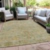 Piper Looms Chantille Global ACN1930 Sage Machine Washable Area Rug Outdoor Lifestyle Image Feature