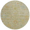 Piper Looms Chantille Global ACN1930 Sage Machine Washable Area Rug Round Main Image