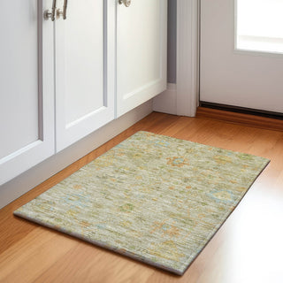 Piper Looms Chantille Global ACN1930 Sage Machine Washable Area Rug Scatter Lifestyle Image Feature