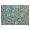 Piper Looms Chantille Global ACN1930 Teal Machine Washable Area Rug Scatter Main Image