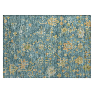 Piper Looms Chantille Global ACN1930 Teal Machine Washable Area Rug Scatter Main Image