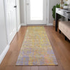 Piper Looms Chantille Abstract ACN1931 Green Machine Washable Area Rug Runner Lifestyle Image Feature