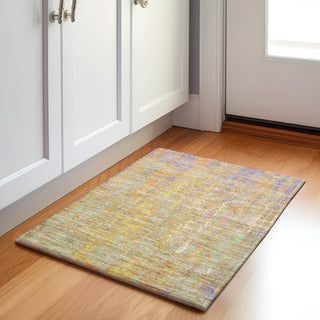 Piper Looms Chantille Abstract ACN1931 Green Machine Washable Area Rug Scatter Lifestyle Image Feature