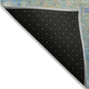 Piper Looms Chantille Abstract ACN1931 Teal Machine Washable Area Rug Backing Image
