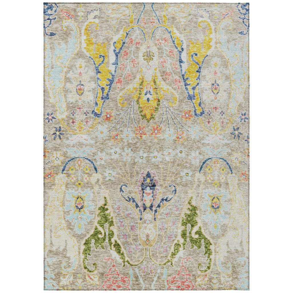 Piper Looms Chantille Modern ACN1932 Beige Machine Washable Area Rug main image