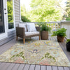 Piper Looms Chantille Modern ACN1932 Beige Machine Washable Area Rug Outdoor Lifestyle Image Feature