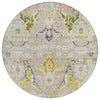 Piper Looms Chantille Modern ACN1932 Beige Machine Washable Area Rug Round Main Image