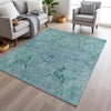 Piper Looms Chantille Modern ACN1932 Blue Machine Washable Area Rug Lifestyle Image Feature