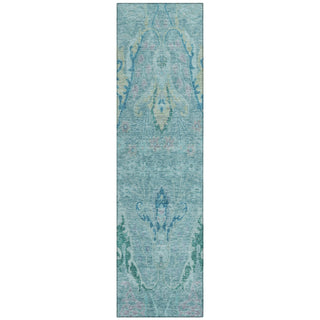 Piper Looms Chantille Modern ACN1932 Blue Machine Washable Area Rug Runner Main Image
