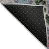 Piper Looms Chantille Modern ACN1932 Gray Machine Washable Area Rug Backing Image