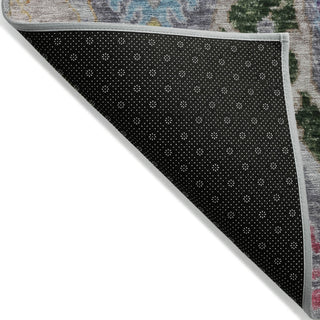Piper Looms Chantille Modern ACN1932 Gray Machine Washable Area Rug Backing Image