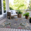 Piper Looms Chantille Modern ACN1932 Gray Machine Washable Area Rug Outdoor Lifestyle Image Feature