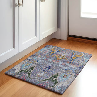 Piper Looms Chantille Modern ACN1932 Gray Machine Washable Area Rug Scatter Lifestyle Image Feature