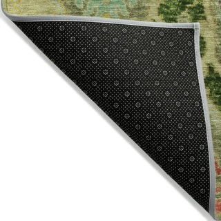 Piper Looms Chantille Modern ACN1932 Green Machine Washable Area Rug Backing Image