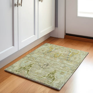 Piper Looms Chantille Modern ACN1932 Khaki Machine Washable Area Rug Scatter Lifestyle Image Feature
