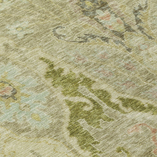 Piper Looms Chantille Modern ACN1932 Khaki Machine Washable Area Rug Swatch Image