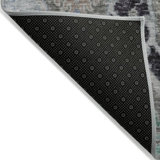 Piper Looms Chantille Modern ACN1932 Pewter Machine Washable Area Rug Backing Image