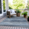 Piper Looms Chantille Waves ACN1933 Blue Machine Washable Area Rug Outdoor Lifestyle Image Feature