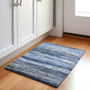 Piper Looms Chantille Waves ACN1933 Blue Machine Washable Area Rug Scatter Lifestyle Image Feature