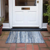 Piper Looms Chantille Waves ACN1933 Blue Machine Washable Area Rug Scatter Outdoor Lifestyle Image Feature