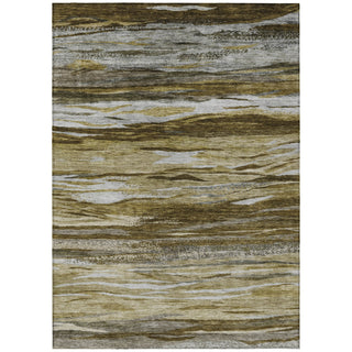 Piper Looms Chantille Waves ACN1933 Brown Machine Washable Area Rug main image