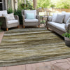 Piper Looms Chantille Waves ACN1933 Brown Machine Washable Area Rug Outdoor Lifestyle Image Feature