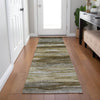 Piper Looms Chantille Waves ACN1933 Brown Machine Washable Area Rug Runner Lifestyle Image Feature