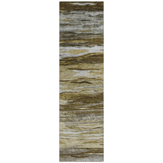 Piper Looms Chantille Waves ACN1933 Brown Machine Washable Area Rug Runner Main Image