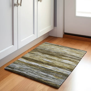 Piper Looms Chantille Waves ACN1933 Brown Machine Washable Area Rug Scatter Lifestyle Image Feature