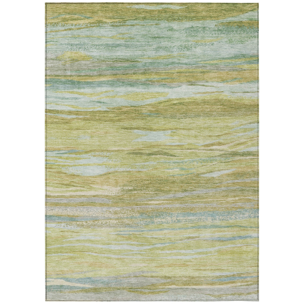 Piper Looms Chantille Waves ACN1933 Sage Machine Washable Area Rug main image