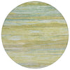Piper Looms Chantille Waves ACN1933 Sage Machine Washable Area Rug Round Main Image