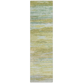 Piper Looms Chantille Waves ACN1933 Sage Machine Washable Area Rug Runner Main Image