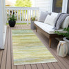 Piper Looms Chantille Waves ACN1933 Sage Machine Washable Area Rug Runner Outdoor Lifestyle Image Feature