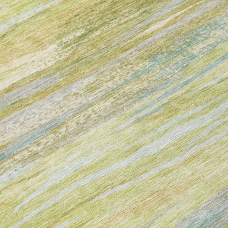 Piper Looms Chantille Waves ACN1933 Sage Machine Washable Area Rug Swatch Image