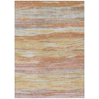 Piper Looms Chantille Waves ACN1933 Salmon Machine Washable Area Rug main image
