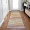 Piper Looms Chantille Waves ACN1933 Salmon Machine Washable Area Rug Runner Lifestyle Image Feature