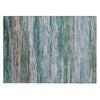 Piper Looms Chantille Waves ACN1933 Teal Machine Washable Area Rug Scatter Main Image