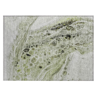 Piper Looms Chantille Abstract ACN1934 Aloe Machine Washable Area Rug Scatter Main Image